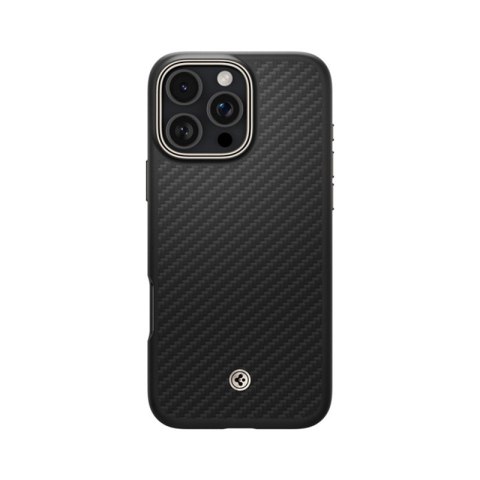 Spigen Enzo Aramid Mag MagSafe - Etui iPhone 16 Pro (Black / Natural) Spigen Spigen Enzo Aramid Mag MagSafe - Etui iPhone 16 Pro (Black / Natural) Spigen