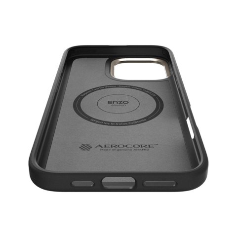 Spigen Enzo Aramid Mag MagSafe - Etui iPhone 16 Pro (Black / Natural) Spigen Spigen Enzo Aramid Mag MagSafe - Etui iPhone 16 Pro (Black / Natural) Spigen