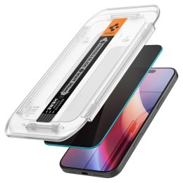 Spigen GLAS.TR EZ FIT Privacy 2-Pack - Szkło hartowane z filtrem prywatyzującym do iPhone 16 Pro 2 szt Spigen