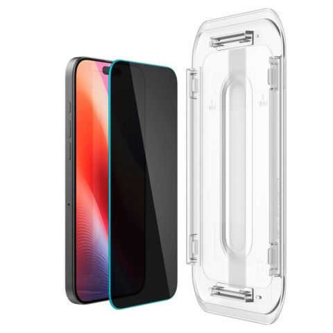 Spigen GLAS.TR EZ FIT Privacy 2-Pack - Szkło hartowane z filtrem prywatyzującym do iPhone 16 Pro 2 szt Spigen Spigen GLAS.TR EZ FIT Privacy 2-Pack - Szkło hartowane z filtrem prywatyzującym do iPhone 16 Pro 2 szt Spigen