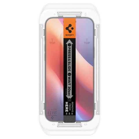 Spigen GLAS.TR EZ FIT Privacy 2-Pack - Szkło hartowane z filtrem prywatyzującym do iPhone 16 Pro 2 szt Spigen Spigen GLAS.TR EZ FIT Privacy 2-Pack - Szkło hartowane z filtrem prywatyzującym do iPhone 16 Pro 2 szt Spigen