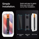 Spigen GLAS.TR EZ FIT Privacy 2-Pack - Szkło hartowane z filtrem prywatyzującym do iPhone 16 Pro 2 szt Spigen