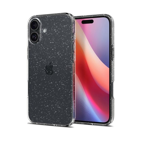 Spigen Liquid Crystal Glitter - Etui do iPhone 16 Plus (Przezroczysty) Spigen Spigen Liquid Crystal Glitter - Etui do iPhone 16 Plus (Przezroczysty) Spigen