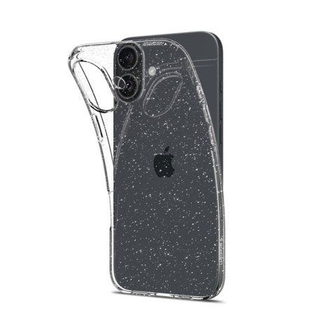 Spigen Liquid Crystal Glitter - Etui do iPhone 16 Plus (Przezroczysty) Spigen Spigen Liquid Crystal Glitter - Etui do iPhone 16 Plus (Przezroczysty) Spigen