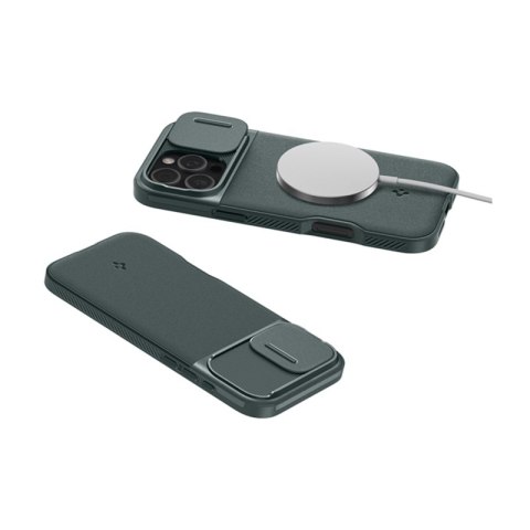 Spigen Optik Armor Mag MagSafe - Etui do iPhone 16 Pro Max (Abyss Green) Spigen Spigen Optik Armor Mag MagSafe - Etui do iPhone 16 Pro Max (Abyss Green) Spigen