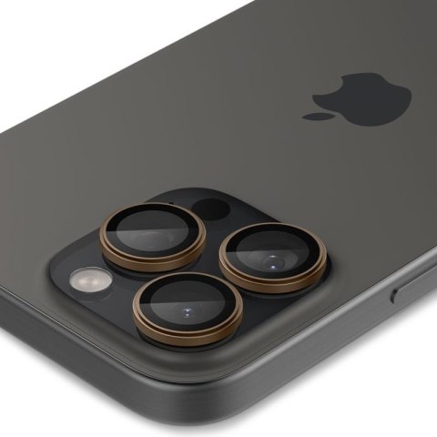 Spigen Optik Pro GLAS.TR EZ Fit Camera Protector 2-Pack - Szkło ochronne na obiektyw do iPhone 16 Pro / 16 Pro Max (2 szt) (Dese Spigen Spigen Optik Pro GLAS.TR EZ Fit Camera Protector 2-Pack - Szkło ochronne na obiektyw do iPhone 16 Pro / 16 Pro Max (2 szt) (Dese Spigen