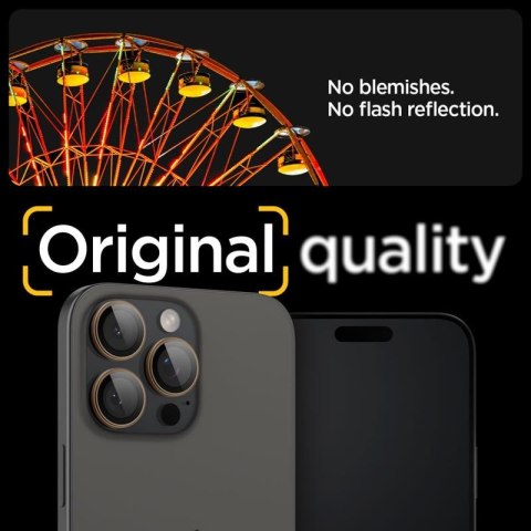 Spigen Optik Pro GLAS.TR EZ Fit Camera Protector 2-Pack - Szkło ochronne na obiektyw do iPhone 16 Pro / 16 Pro Max (2 szt) (Dese Spigen Spigen Optik Pro GLAS.TR EZ Fit Camera Protector 2-Pack - Szkło ochronne na obiektyw do iPhone 16 Pro / 16 Pro Max (2 szt) (Dese Spigen