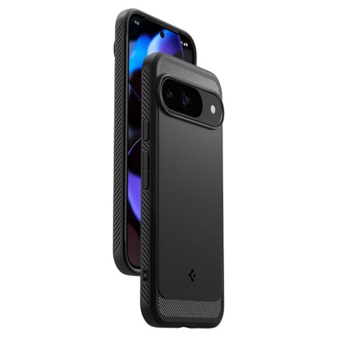 Spigen Rugged Armor - Etui do Google Pixel 9 / 9 Pro (Matte Black) Spigen Spigen Rugged Armor - Etui do Google Pixel 9 / 9 Pro (Matte Black) Spigen