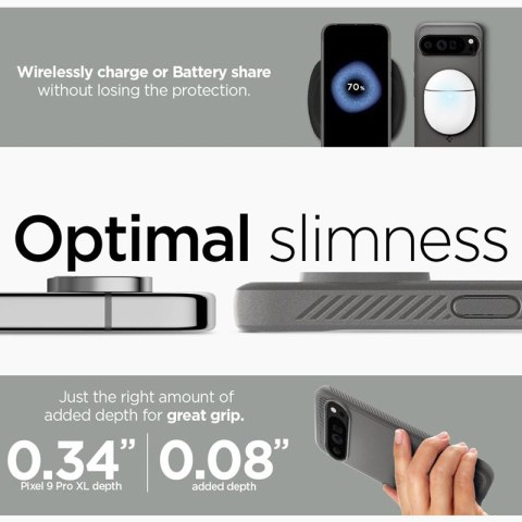 Spigen Rugged Armor - Etui do Google Pixel 9 Pro XL (Marble Grey) Spigen Spigen Rugged Armor - Etui do Google Pixel 9 Pro XL (Marble Grey) Spigen