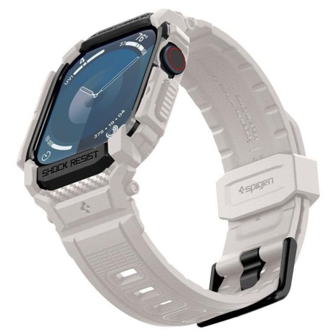 Spigen Rugged Armor Pro - Pasek z obudową do Apple Watch 10 46 mm (Dune Beige) Spigen Spigen Rugged Armor Pro - Pasek z obudową do Apple Watch 10 46 mm (Dune Beige) Spigen