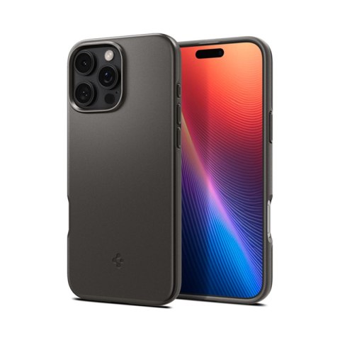 Spigen Thin Fit Mag MagSafe - Etui do iPhone 16 Pro Max (Gunmetal) Spigen Spigen Thin Fit Mag MagSafe - Etui do iPhone 16 Pro Max (Gunmetal) Spigen