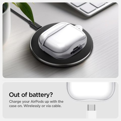 Spigen Ultra Hybrid - Etui do Apple AirPods 4 (Jet White) Spigen Spigen Ultra Hybrid - Etui do Apple AirPods 4 (Jet White) Spigen