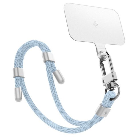 Spigen Universal Strap Set Crossbody & Wrist - Pasek do telefonu na ramię + na nadgarstek (Mute Blue) Spigen Spigen Universal Strap Set Crossbody & Wrist - Pasek do telefonu na ramię + na nadgarstek (Mute Blue) Spigen