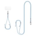 Spigen Universal Strap Set Crossbody & Wrist - Pasek do telefonu na ramię + na nadgarstek (Mute Blue) Spigen