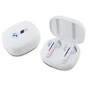 BMW Printed Logos - Słuchawki Bluetooth TWS ENC + etui ładujące (biały) BMW