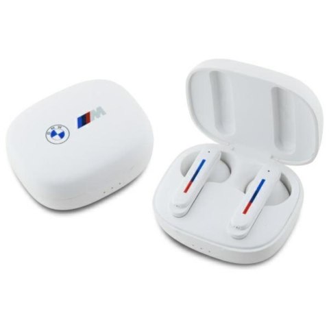 BMW Printed Logos - Słuchawki Bluetooth TWS ENC + etui ładujące (biały) BMW BMW Printed Logos - Słuchawki Bluetooth TWS ENC + etui ładujące (biały) BMW