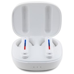 BMW Printed Logos - Słuchawki Bluetooth TWS ENC + etui ładujące (biały) BMW