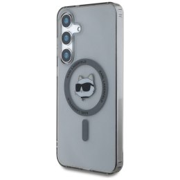 Karl Lagerfeld Button Choupette Head Printed Logo MagSafe - Etui Samsung Galaxy S25+ (czarny) Karl Lagerfeld