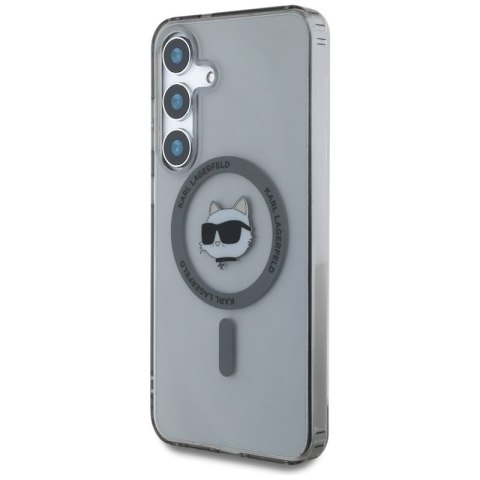Karl Lagerfeld Button Choupette Head Printed Logo MagSafe - Etui Samsung Galaxy S25+ (czarny) Karl Lagerfeld Karl Lagerfeld Button Choupette Head Printed Logo MagSafe - Etui Samsung Galaxy S25+ (czarny) Karl Lagerfeld