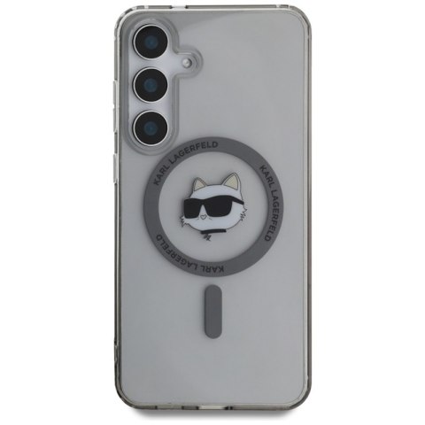 Karl Lagerfeld Button Choupette Head Printed Logo MagSafe - Etui Samsung Galaxy S25+ (czarny) Karl Lagerfeld Karl Lagerfeld Button Choupette Head Printed Logo MagSafe - Etui Samsung Galaxy S25+ (czarny) Karl Lagerfeld