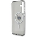 Karl Lagerfeld Button Choupette Head Printed Logo MagSafe - Etui Samsung Galaxy S25+ (czarny) Karl Lagerfeld