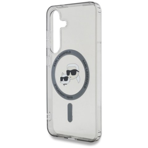 Karl Lagerfeld Button Karl & Choupette Heads Printed Logo MagSafe - Etui Samsung Galaxy S25+ (czarny) Karl Lagerfeld Karl Lagerfeld Button Karl & Choupette Heads Printed Logo MagSafe - Etui Samsung Galaxy S25+ (czarny) Karl Lagerfeld
