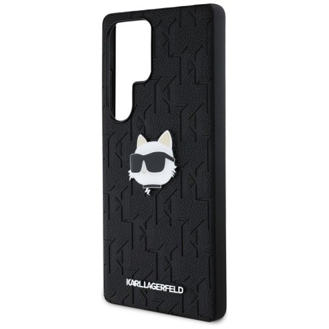 Karl Lagerfeld Leather Monogram Pin Logo Choupette Head - Etui Samsung Galaxy S25 Ultra (czarny) Karl Lagerfeld Karl Lagerfeld Leather Monogram Pin Logo Choupette Head - Etui Samsung Galaxy S25 Ultra (czarny) Karl Lagerfeld