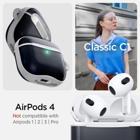 Spigen Classic C1 - Etui do Apple AirPods 4 (Graphite) Spigen Spigen Classic C1 - Etui do Apple AirPods 4 (Graphite) Spigen