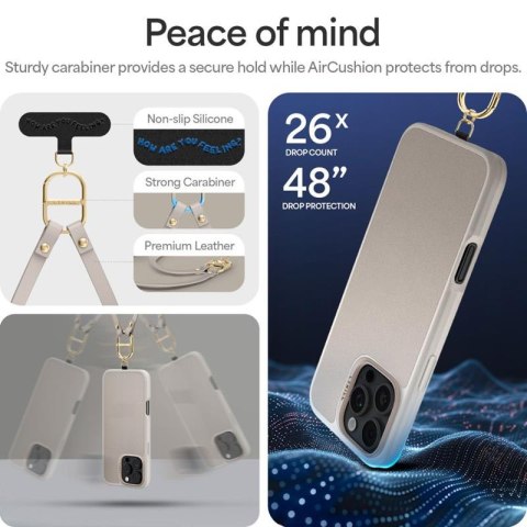 Spigen Cyrill Kajuk Classic Charm Mag MagSafe - Etui iPhone 16 Pro (Cream) Spigen Spigen Cyrill Kajuk Classic Charm Mag MagSafe - Etui iPhone 16 Pro (Cream) Spigen