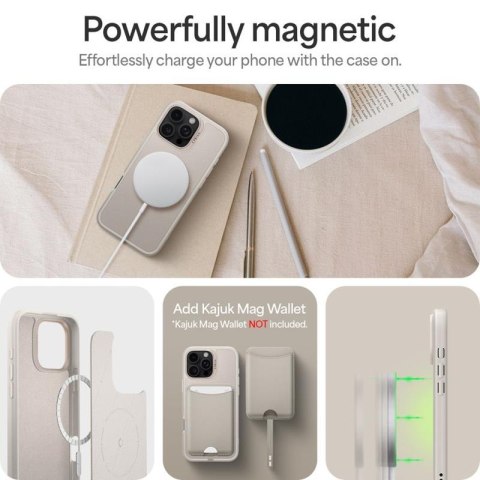 Spigen Cyrill Kajuk Classic Charm Mag MagSafe - Etui iPhone 16 Pro (Cream) Spigen Spigen Cyrill Kajuk Classic Charm Mag MagSafe - Etui iPhone 16 Pro (Cream) Spigen