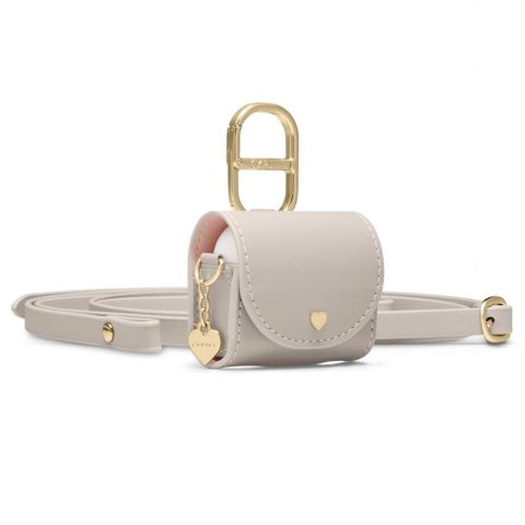 Spigen Cyrill Mini Bag - Etui z paskiem do Apple AirPods 4 (Beżowy) Spigen Spigen Cyrill Mini Bag - Etui z paskiem do Apple AirPods 4 (Beżowy) Spigen