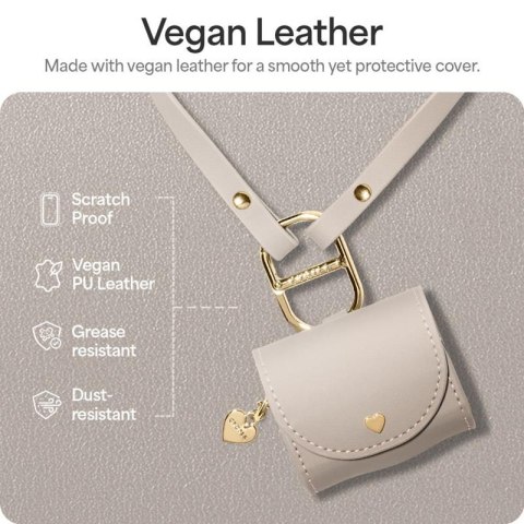 Spigen Cyrill Mini Bag - Etui z paskiem do Apple AirPods 4 (Beżowy) Spigen Spigen Cyrill Mini Bag - Etui z paskiem do Apple AirPods 4 (Beżowy) Spigen