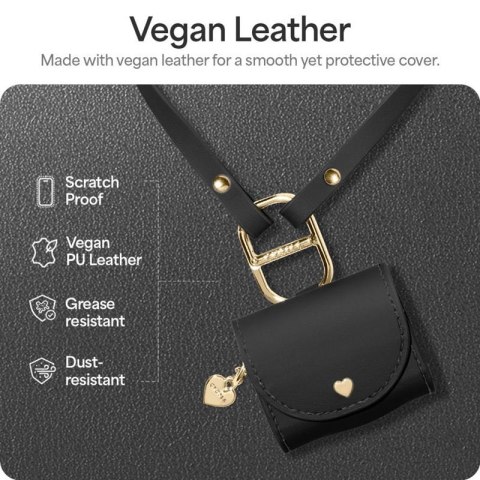 Spigen Cyrill Mini Bag - Etui z paskiem do Apple AirPods 4 (Czarny) Spigen Spigen Cyrill Mini Bag - Etui z paskiem do Apple AirPods 4 (Czarny) Spigen