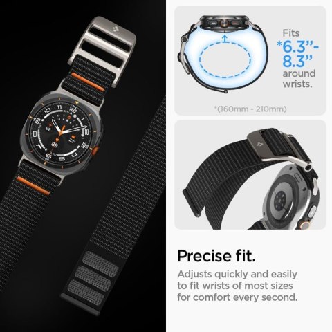 Spigen DuraPro Flex - Pasek do Samsung Galaxy Watch Ultra 47 mm (Czarny) Spigen Spigen DuraPro Flex - Pasek do Samsung Galaxy Watch Ultra 47 mm (Czarny) Spigen