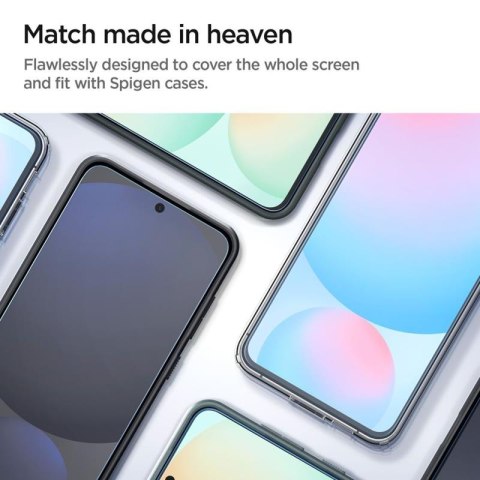 Spigen GLAS.TR EZ FIT 2-Pack - Szkło hartowane do Samsung Galaxy S24 FE (2 sztuki) Spigen Spigen GLAS.TR EZ FIT 2-Pack - Szkło hartowane do Samsung Galaxy S24 FE (2 sztuki) Spigen
