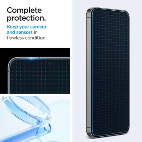 Spigen GLAS.TR EZ FIT 2-Pack - Szkło hartowane do Samsung Galaxy S24 FE (2 sztuki) Spigen Spigen GLAS.TR EZ FIT 2-Pack - Szkło hartowane do Samsung Galaxy S24 FE (2 sztuki) Spigen