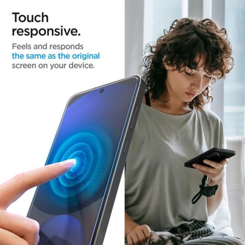 Spigen GLAS.TR EZ FIT 2-Pack - Szkło hartowane do Samsung Galaxy S24 FE (2 sztuki) Spigen Spigen GLAS.TR EZ FIT 2-Pack - Szkło hartowane do Samsung Galaxy S24 FE (2 sztuki) Spigen