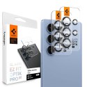 Spigen Optik Pro GLAS.TR EZ Fit Camera Protector 2-Pack - Szkło ochronne na obiektyw do Samsung Galaxy S25 Ultra (2 szt) (Czarny Spigen