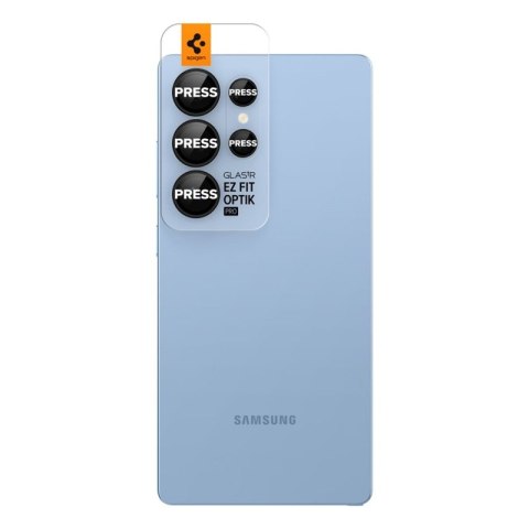 Spigen Optik Pro GLAS.TR EZ Fit Camera Protector 2-Pack - Szkło ochronne na obiektyw do Samsung Galaxy S25 Ultra (2 szt) (Czarny Spigen Spigen Optik Pro GLAS.TR EZ Fit Camera Protector 2-Pack - Szkło ochronne na obiektyw do Samsung Galaxy S25 Ultra (2 szt) (Czarny Spigen