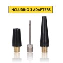 Dunlop - kompresor 12 V 100 Psi, zestaw z wężem i końcówkami Dunlop