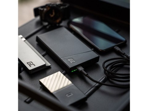 Green Cell PowerPlay10S - Power bank 10000 mAh z szybkim ładowaniem 2x USB Ultra Charge oraz 2x USB-C PD 18W Green Cell Green Cell PowerPlay10S - Power bank 10000 mAh z szybkim ładowaniem 2x USB Ultra Charge oraz 2x USB-C PD 18W Green Cell