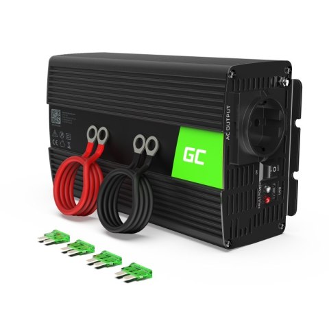 Green Cell - Przetwornica napięcia Inwerter 12V na 230V 1000W/2000W Modyfikowana sinusoida Green Cell Green Cell - Przetwornica napięcia Inwerter 12V na 230V 1000W/2000W Modyfikowana sinusoida Green Cell