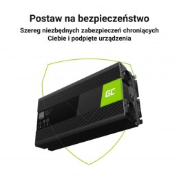 Green Cell - Przetwornica napięcia Inwerter Green Cell® 12V na 230V 2000W/4000W Czysta sinusoida Green Cell