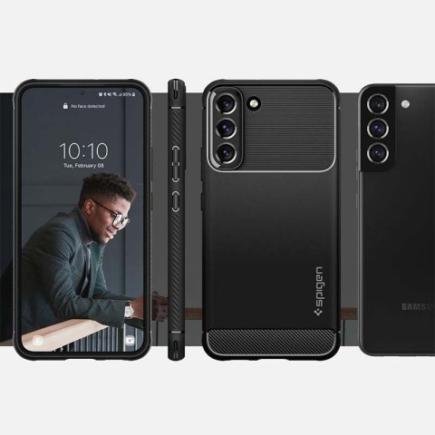 Spigen Rugged Armor - Etui do Samsung Galaxy S22 (Czarny) Spigen Spigen Rugged Armor - Etui do Samsung Galaxy S22 (Czarny) Spigen