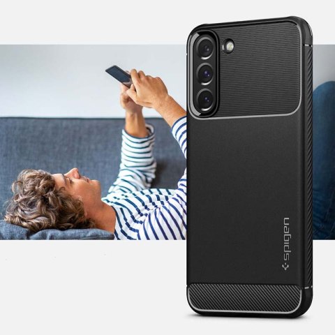 Spigen Rugged Armor - Etui do Samsung Galaxy S22 (Czarny) Spigen Spigen Rugged Armor - Etui do Samsung Galaxy S22 (Czarny) Spigen