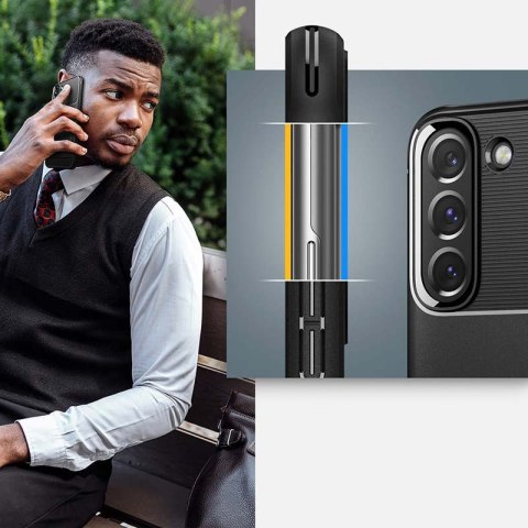 Spigen Rugged Armor - Etui do Samsung Galaxy S22 (Czarny) Spigen Spigen Rugged Armor - Etui do Samsung Galaxy S22 (Czarny) Spigen