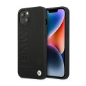 BMW Leather Hot Stamp - Etui iPhone 14 Plus (Czarny) BMW