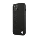 BMW Leather Hot Stamp - Etui iPhone 14 Plus (Czarny) BMW