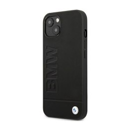 BMW Leather Hot Stamp - Etui iPhone 14 Plus (Czarny) BMW