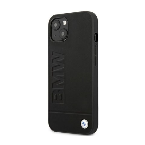BMW Leather Hot Stamp - Etui iPhone 14 Plus (Czarny) BMW BMW Leather Hot Stamp - Etui iPhone 14 Plus (Czarny) BMW